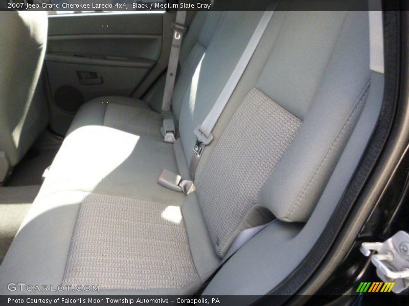 Black / Medium Slate Gray 2007 Jeep Grand Cherokee Laredo 4x4