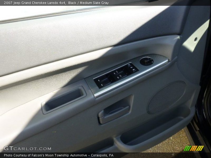 Black / Medium Slate Gray 2007 Jeep Grand Cherokee Laredo 4x4
