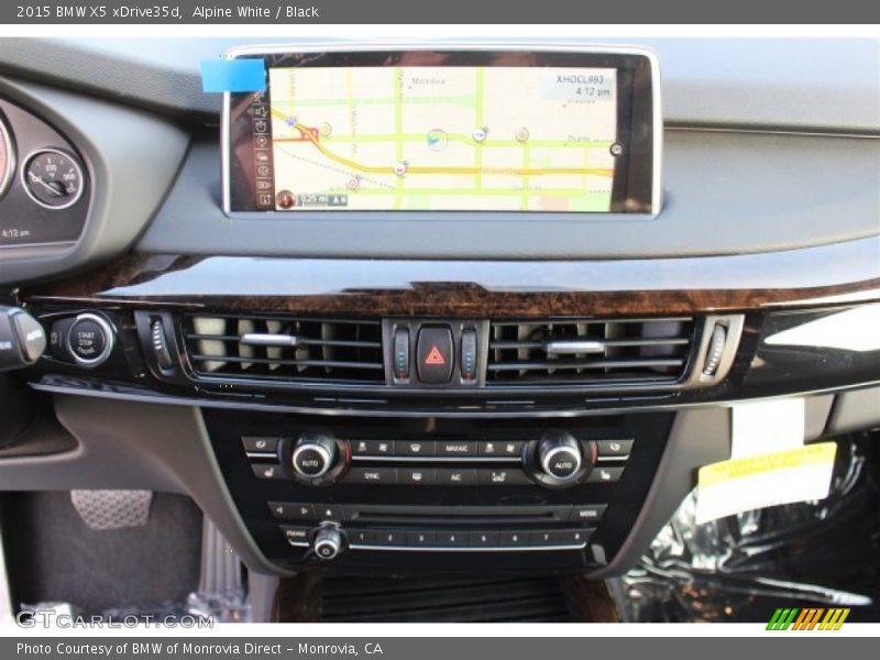 Alpine White / Black 2015 BMW X5 xDrive35d
