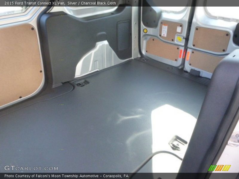 Silver / Charcoal Black Cloth 2015 Ford Transit Connect XL Van