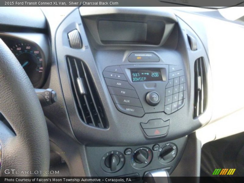 Silver / Charcoal Black Cloth 2015 Ford Transit Connect XL Van
