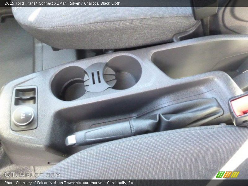 Silver / Charcoal Black Cloth 2015 Ford Transit Connect XL Van