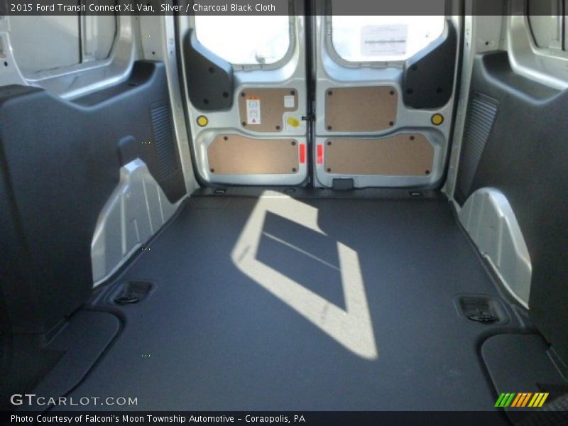 Silver / Charcoal Black Cloth 2015 Ford Transit Connect XL Van