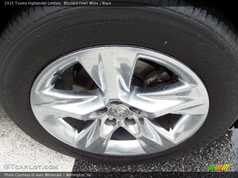 Blizzard Pearl White / Black 2015 Toyota Highlander Limited