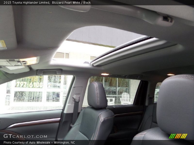 Blizzard Pearl White / Black 2015 Toyota Highlander Limited