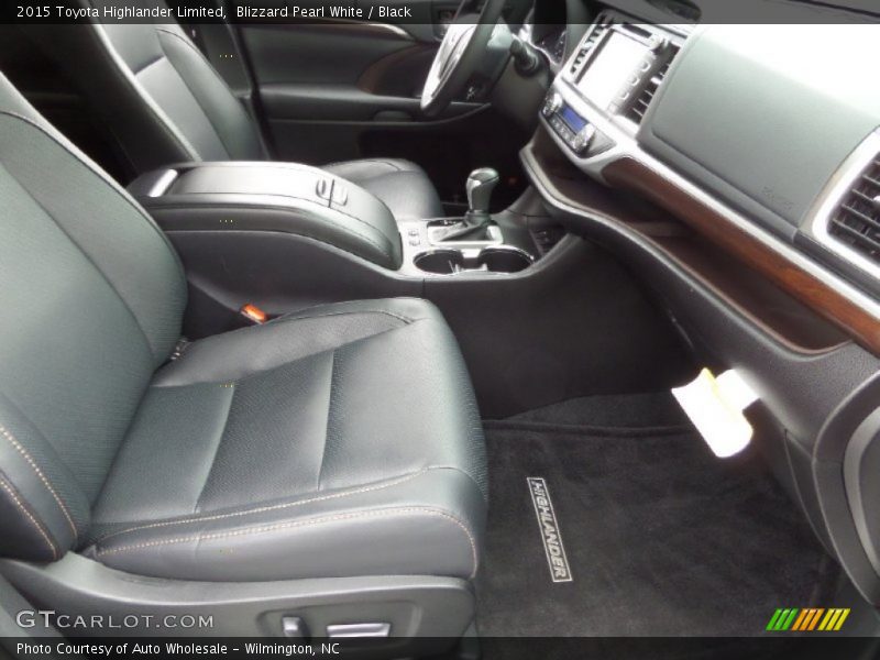 Blizzard Pearl White / Black 2015 Toyota Highlander Limited