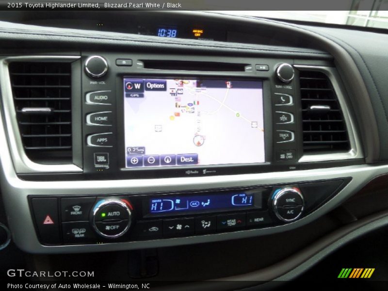 Blizzard Pearl White / Black 2015 Toyota Highlander Limited