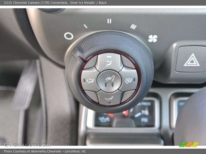 Silver Ice Metallic / Black 2015 Chevrolet Camaro LT/RS Convertible
