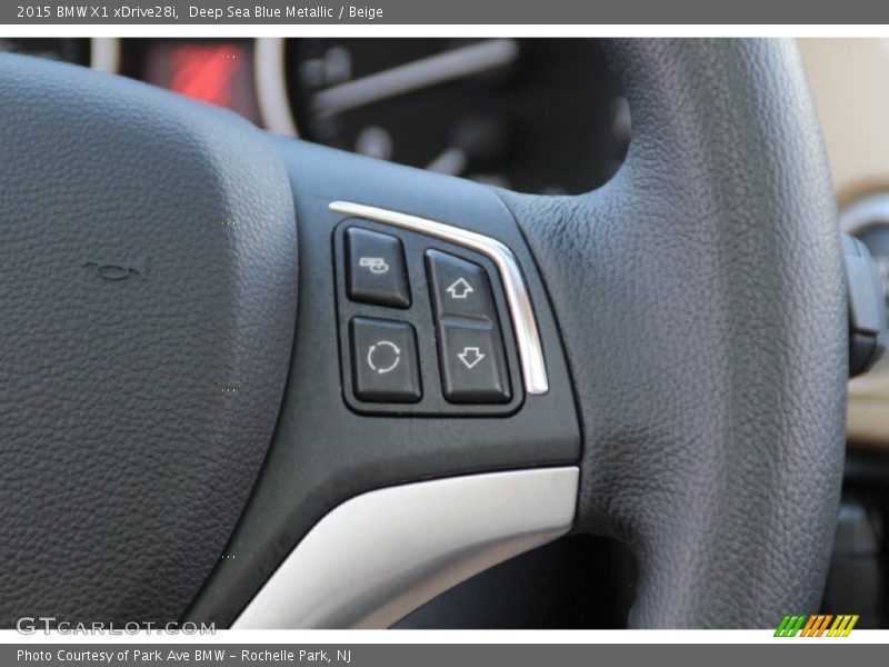 Deep Sea Blue Metallic / Beige 2015 BMW X1 xDrive28i