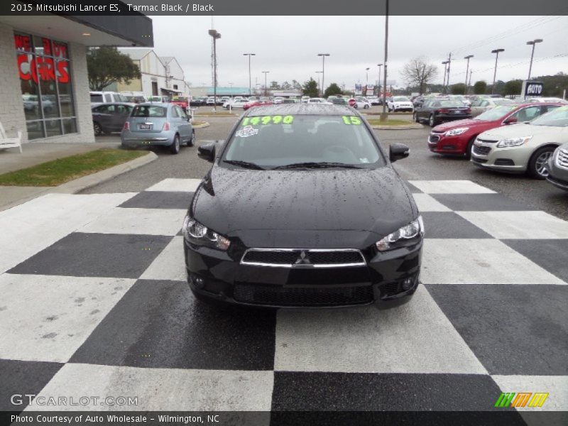 Tarmac Black / Black 2015 Mitsubishi Lancer ES