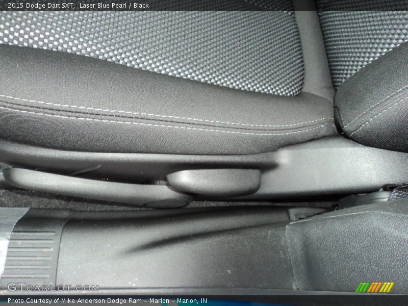 Laser Blue Pearl / Black 2015 Dodge Dart SXT