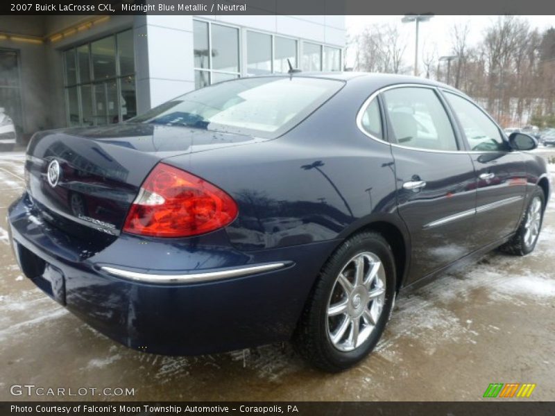 Midnight Blue Metallic / Neutral 2007 Buick LaCrosse CXL