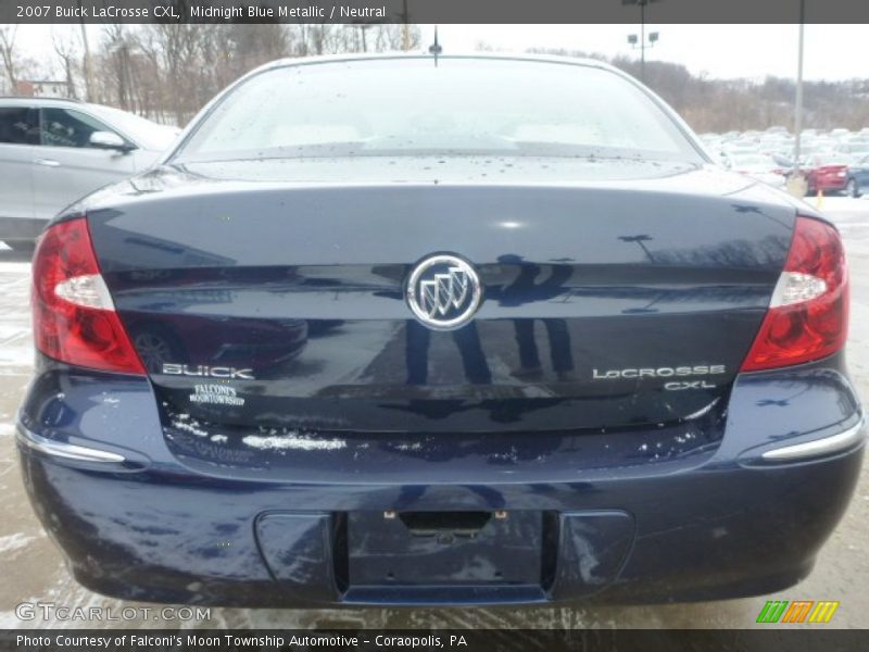 Midnight Blue Metallic / Neutral 2007 Buick LaCrosse CXL
