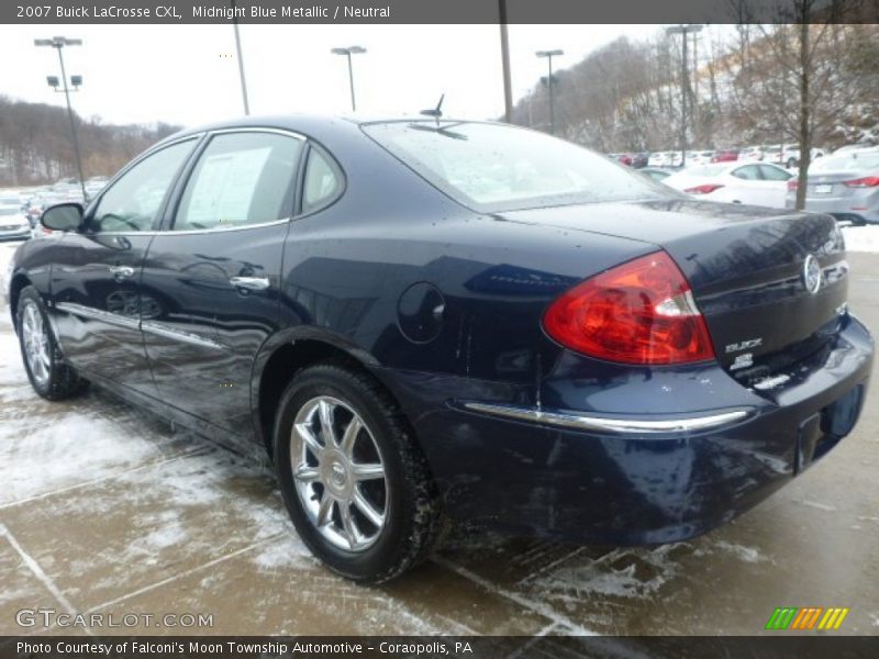 Midnight Blue Metallic / Neutral 2007 Buick LaCrosse CXL