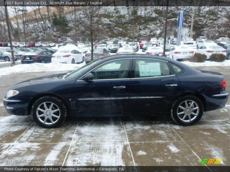 Midnight Blue Metallic / Neutral 2007 Buick LaCrosse CXL