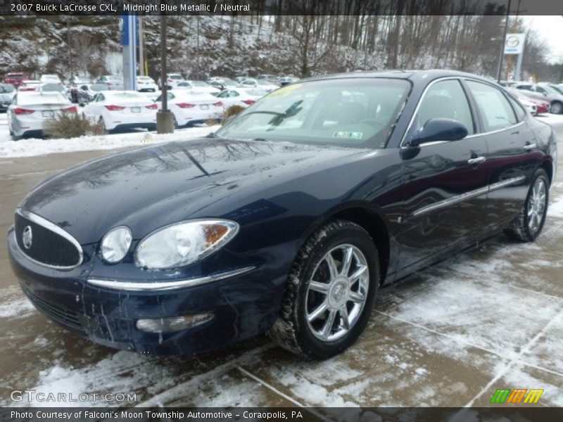 Midnight Blue Metallic / Neutral 2007 Buick LaCrosse CXL