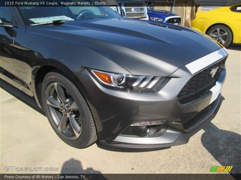 Magnetic Metallic / Ebony 2015 Ford Mustang V6 Coupe