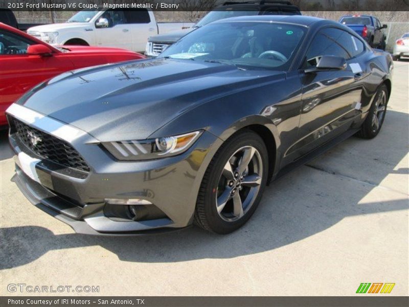 Magnetic Metallic / Ebony 2015 Ford Mustang V6 Coupe