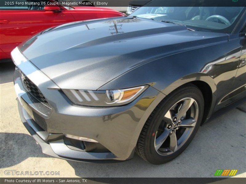 Magnetic Metallic / Ebony 2015 Ford Mustang V6 Coupe