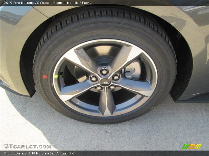 Magnetic Metallic / Ebony 2015 Ford Mustang V6 Coupe