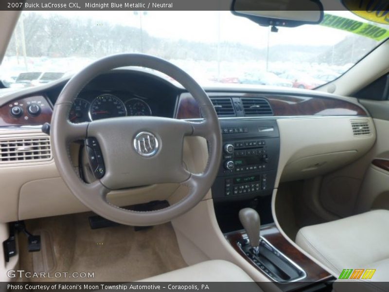 Midnight Blue Metallic / Neutral 2007 Buick LaCrosse CXL