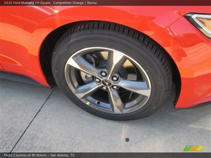 Competition Orange / Ebony 2015 Ford Mustang V6 Coupe