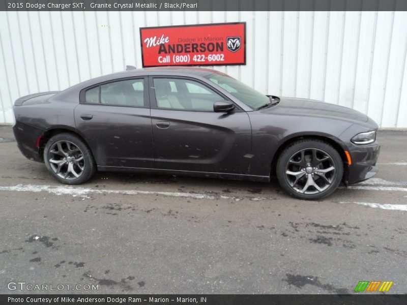 Granite Crystal Metallic / Black/Pearl 2015 Dodge Charger SXT