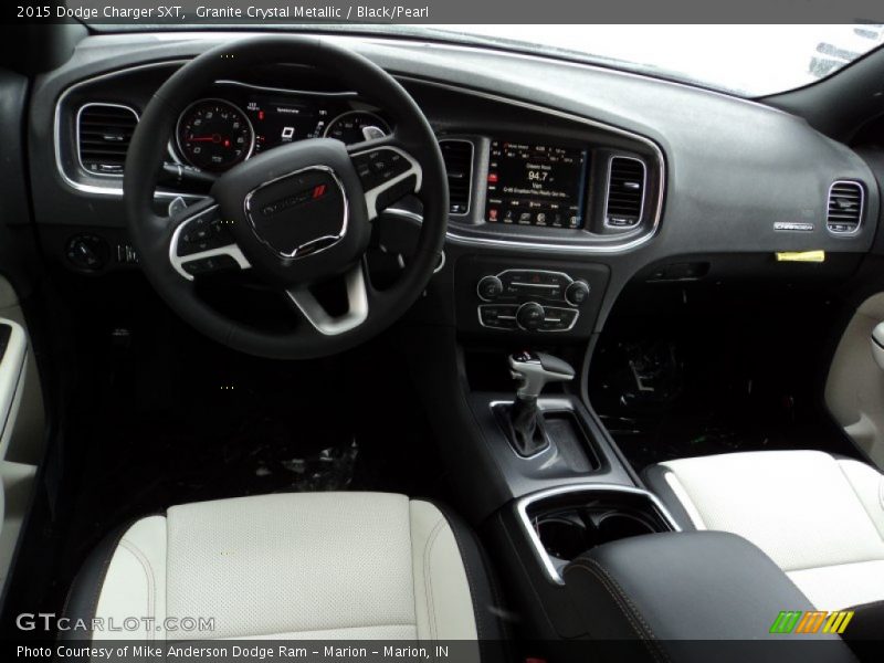Black/Pearl Interior - 2015 Charger SXT 