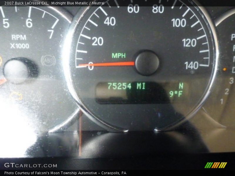 Midnight Blue Metallic / Neutral 2007 Buick LaCrosse CXL