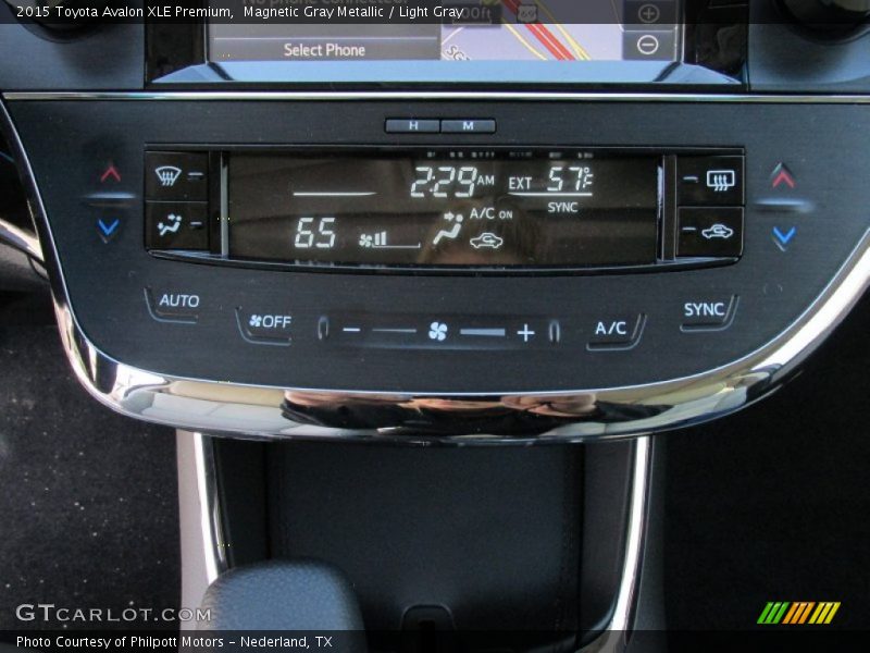 Magnetic Gray Metallic / Light Gray 2015 Toyota Avalon XLE Premium