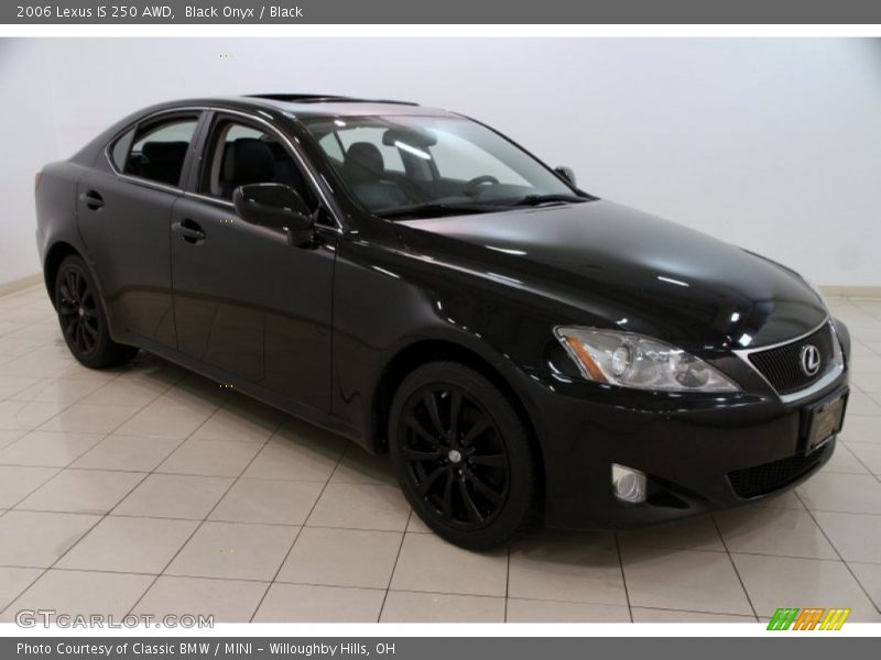 Black Onyx / Black 2006 Lexus IS 250 AWD
