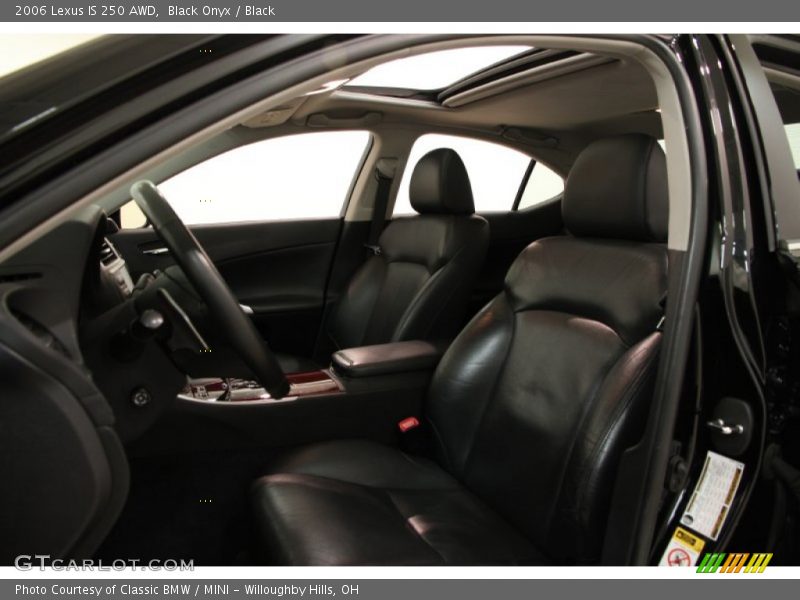 Black Onyx / Black 2006 Lexus IS 250 AWD