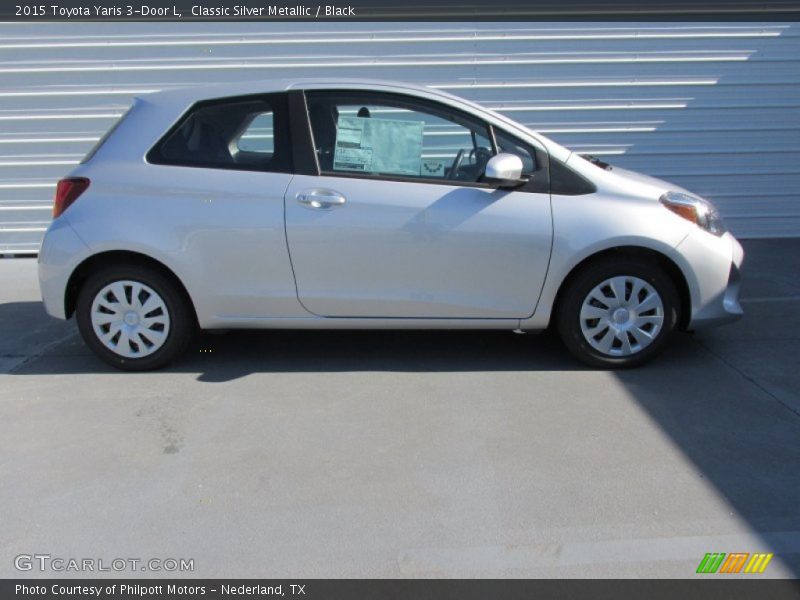  2015 Yaris 3-Door L Classic Silver Metallic