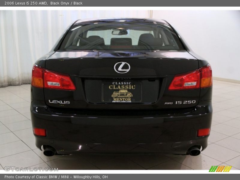 Black Onyx / Black 2006 Lexus IS 250 AWD