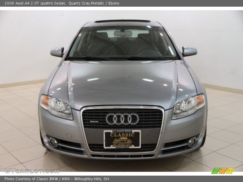 Quartz Gray Metallic / Ebony 2006 Audi A4 2.0T quattro Sedan