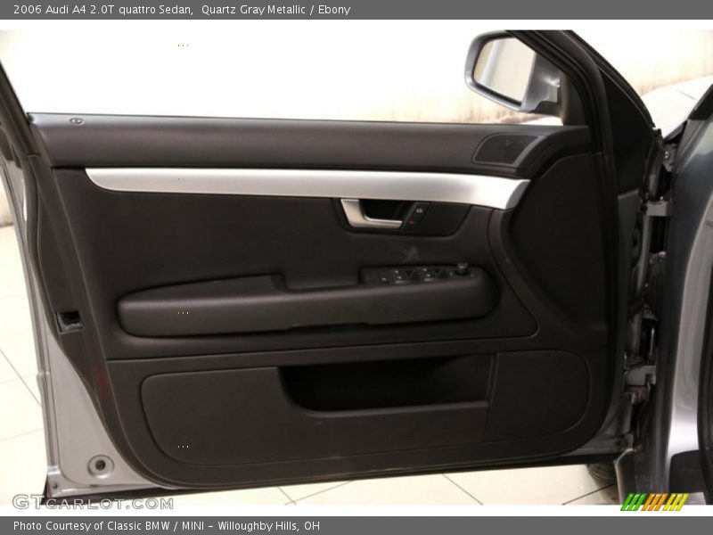 Quartz Gray Metallic / Ebony 2006 Audi A4 2.0T quattro Sedan