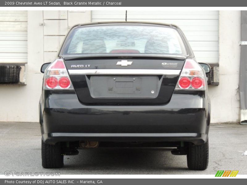 Black Granite Metallic / Charcoal 2009 Chevrolet Aveo LT Sedan