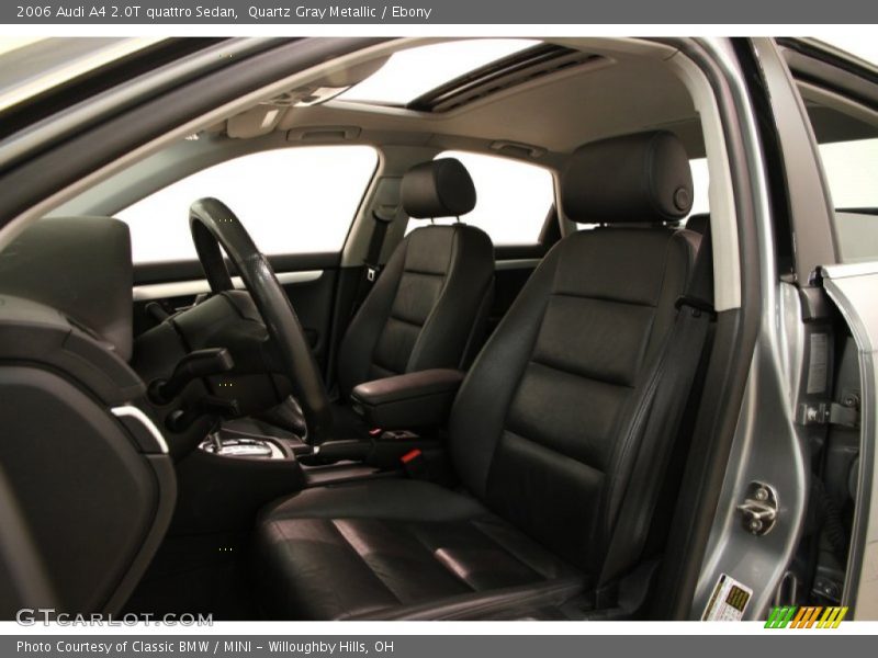 Quartz Gray Metallic / Ebony 2006 Audi A4 2.0T quattro Sedan