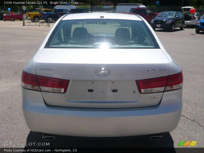 Bright Silver / Gray 2008 Hyundai Sonata GLS V6