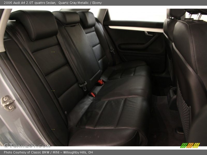 Quartz Gray Metallic / Ebony 2006 Audi A4 2.0T quattro Sedan