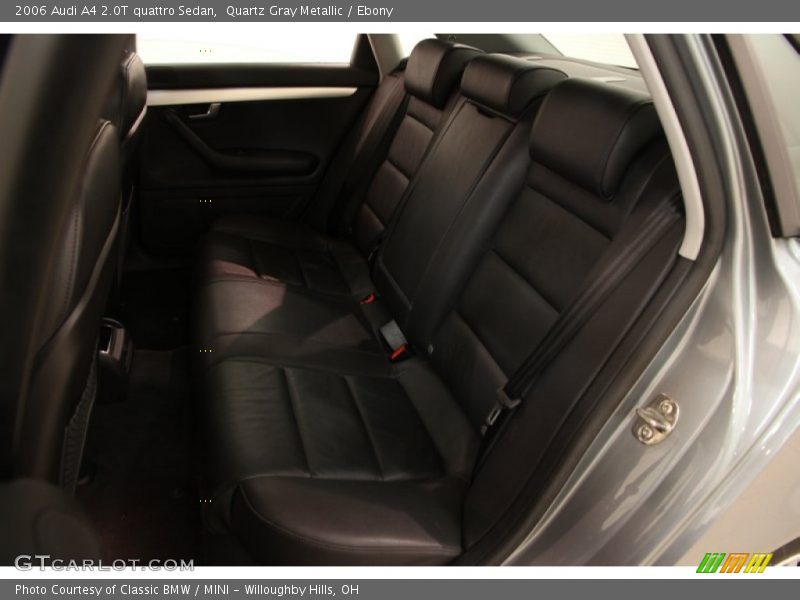 Quartz Gray Metallic / Ebony 2006 Audi A4 2.0T quattro Sedan