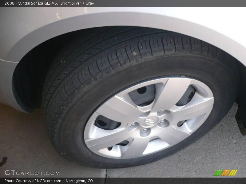 Bright Silver / Gray 2008 Hyundai Sonata GLS V6