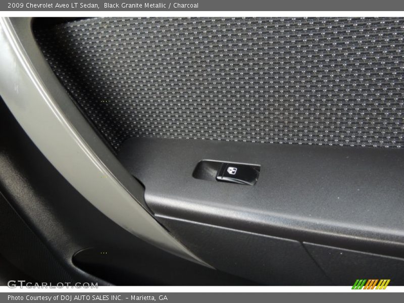 Black Granite Metallic / Charcoal 2009 Chevrolet Aveo LT Sedan