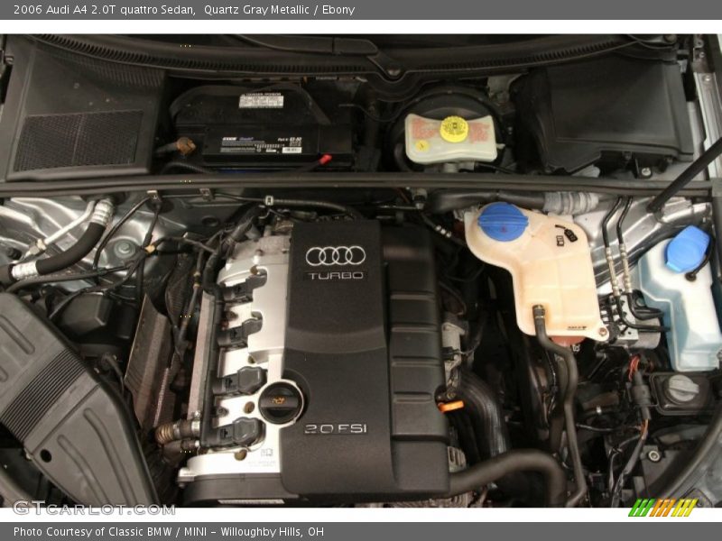 Quartz Gray Metallic / Ebony 2006 Audi A4 2.0T quattro Sedan