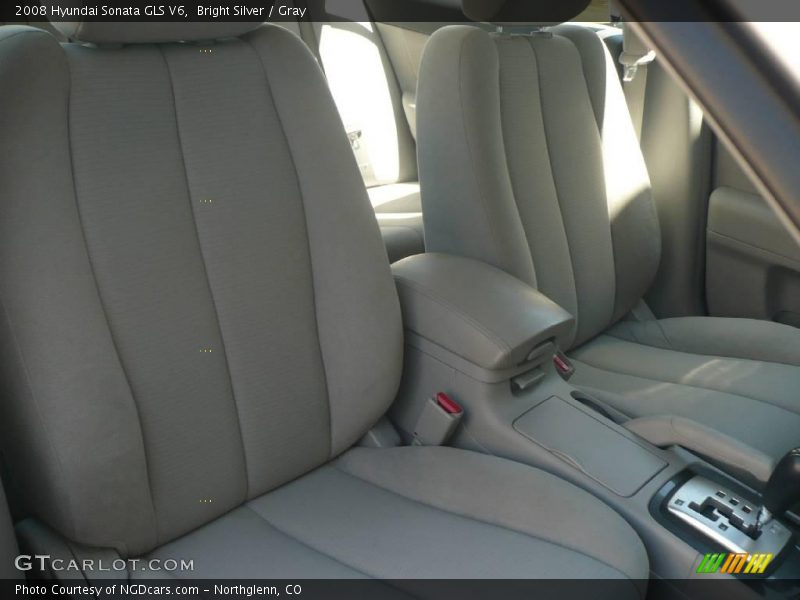 Bright Silver / Gray 2008 Hyundai Sonata GLS V6