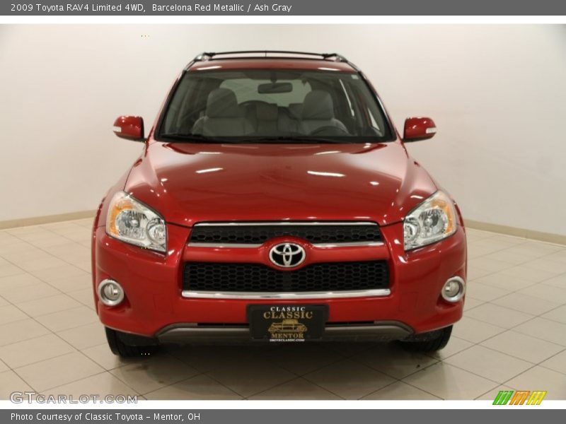 Barcelona Red Metallic / Ash Gray 2009 Toyota RAV4 Limited 4WD