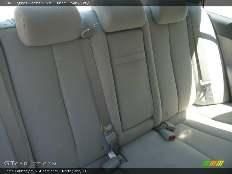 Bright Silver / Gray 2008 Hyundai Sonata GLS V6