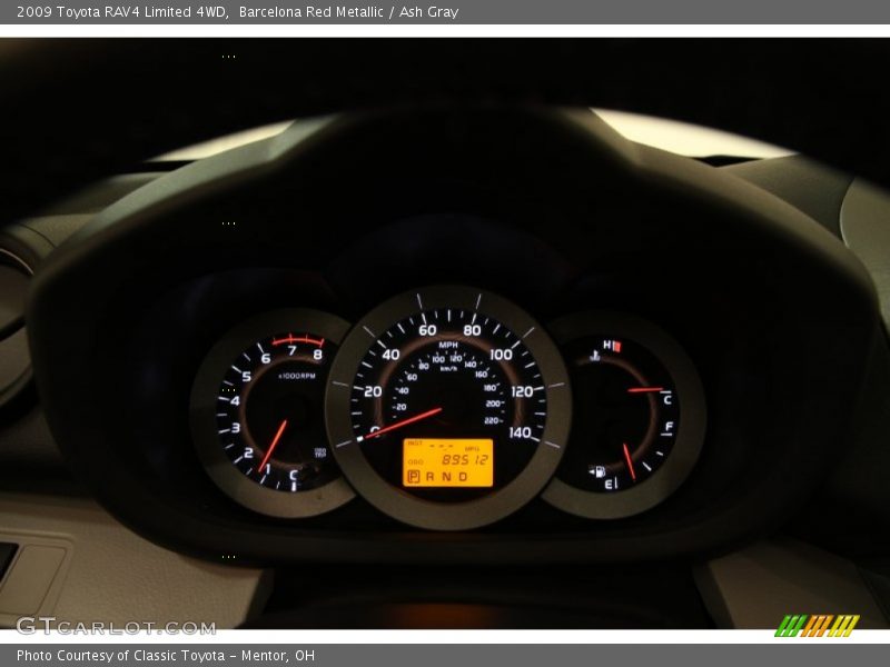 Barcelona Red Metallic / Ash Gray 2009 Toyota RAV4 Limited 4WD