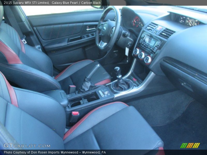  2015 WRX STI Limited Carbon Black Interior