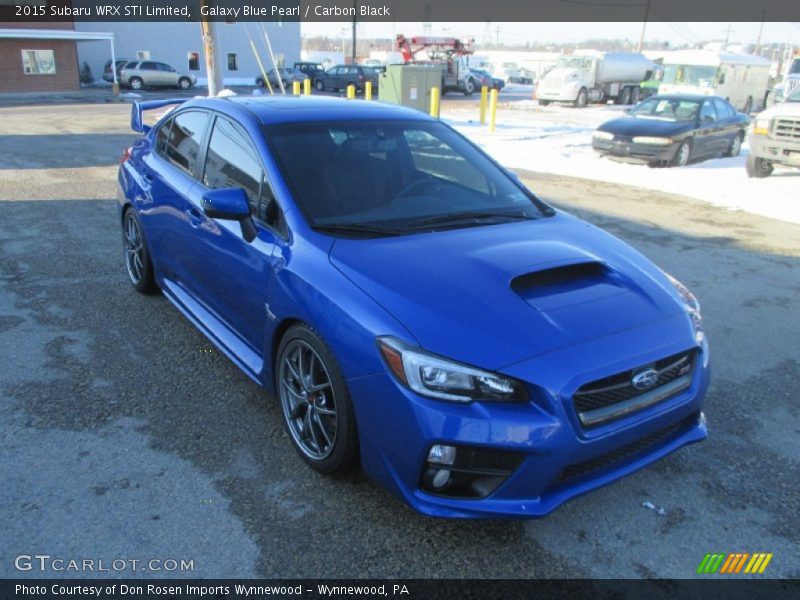 Front 3/4 View of 2015 WRX STI Limited